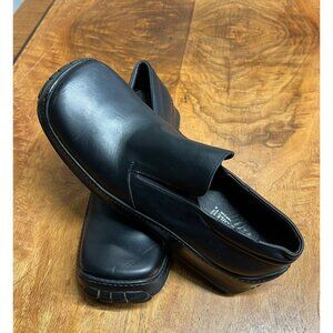 Vtg 90s Kenneth Cole Men’s 11 Oxford Shoes Leather Chunky Lug Sole Made In Italy